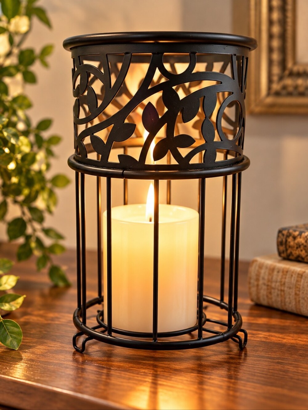Inter Design Metal Candle Holder, NWOT